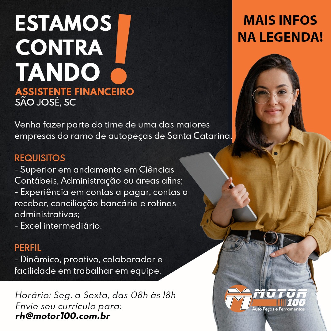 Venha fazer parte do nosso time de parceiros colaboradores! Perfil